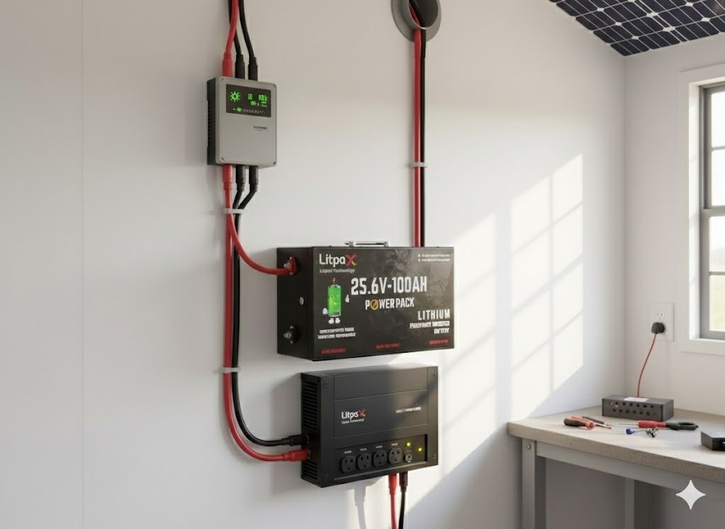 25.6V (24V) Solar Battery